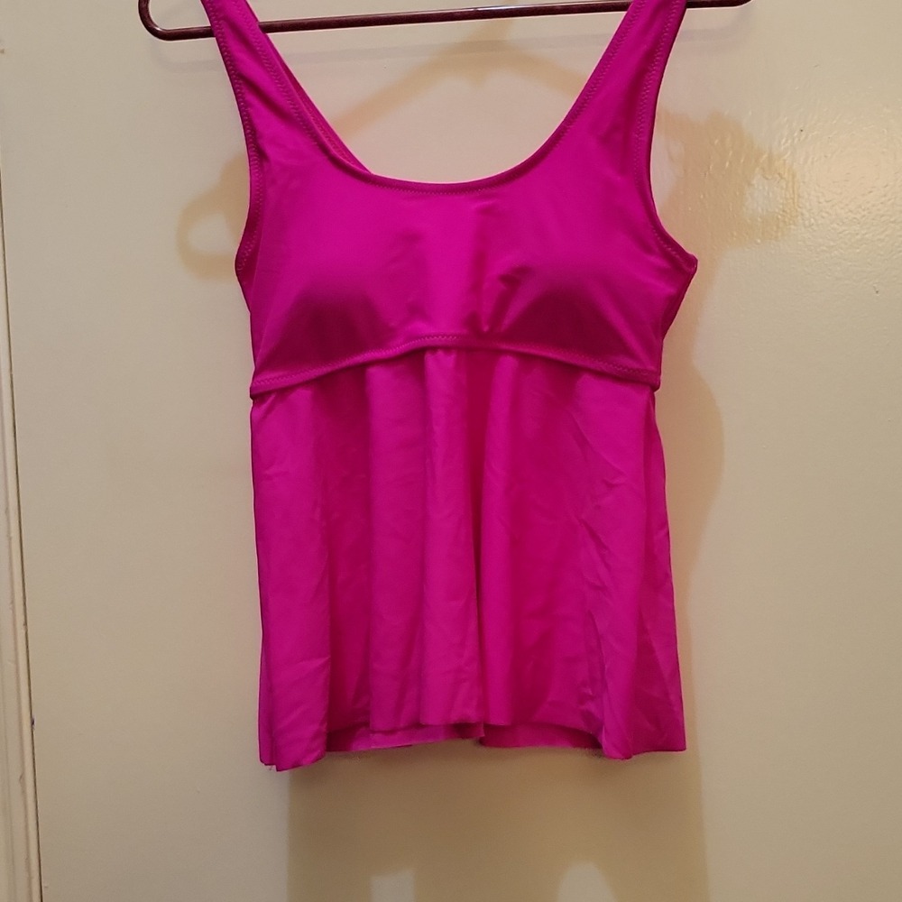 Beachsissy Bright ink Spandix Swim Tank Top Beach Pool Sun